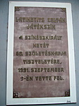 Latinovits emléktábla