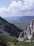Kilátás a csúcs közelében