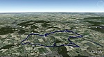 GeoBika, tracklog rajz