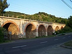 A viadukt Duna felőli arca
