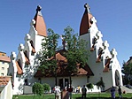 A Makovecz-templom Csíkszeredán