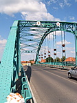 Árpád híd lángossal