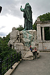 Gellért szobornál