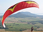 az Ozone Rush hátterében a Badacsony