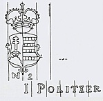 Joseph Politzer egyik vízjele (Koncz Pál gyűjtése).
