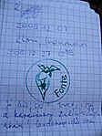 A logfüzetben, illusztris társaságban:))