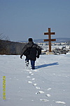 Feri küzd a hóval