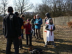a lépcsőnél