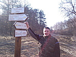Út közben.