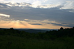 Naplemente várral