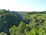 A kanyon a malom irányába