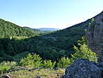 Látkép szálláshelyünkről Plitvice irányába