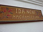 Ida néni táblája