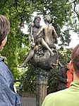Borkút Bacchus-szoborral