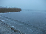 Befagyott Balaton Becehegynél