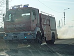 Dabasi tűzoltók a közelben