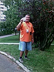 Cicon a ládával.
