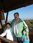 a kilátó felső szintjén