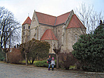 A templomnál
