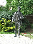 Petőfi szobor a színházkertben