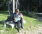 Vacsora a kilátó lábánál
