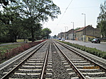 Felújított villamospálya