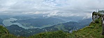 Mondsee - Attersee panoráma