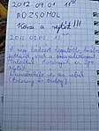 Log az új füzetben