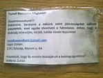 Lagzis szerencse cédulka