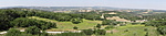 Panorámakép a kilátóból