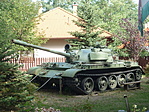 Szovjet harckocsi a múzeum udvarában