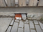 a láda helye