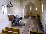 Templombelső a karzatról