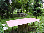 A Szentkútnál kiépített pihenőhely
