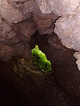 A bejárat a barlang végétől