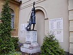 Ybl Miklós Reáliskola diákhőseinek emlékműve (Bory Jenő,1928)