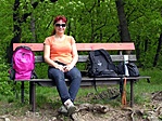 pihenő a panoráma padnál