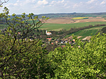 Panoráma a Király-kőről Kapolcsra