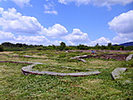 A római-kori villa romjai