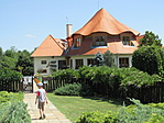 Az arborétum bejárata