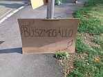 Buszmegálló arra