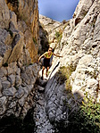Vrezica kanyon könnyű szakasza
