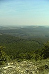 Kilátás félúton a Násznép-barlang felé