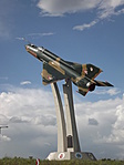 MiG-21-es emlékmű Kecskeméten 001