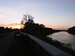 Naplemente a Tisza-parton