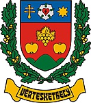 Vérteskéthely címere