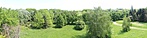 Tiszakürti panoráma az arborétum kilátójából