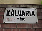 Kálvária tér egykor és most 004
