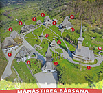 2018 05 26 Barcánfalvi kolostor térkép közeli GCBAMO