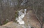 Szikla a gerincen...